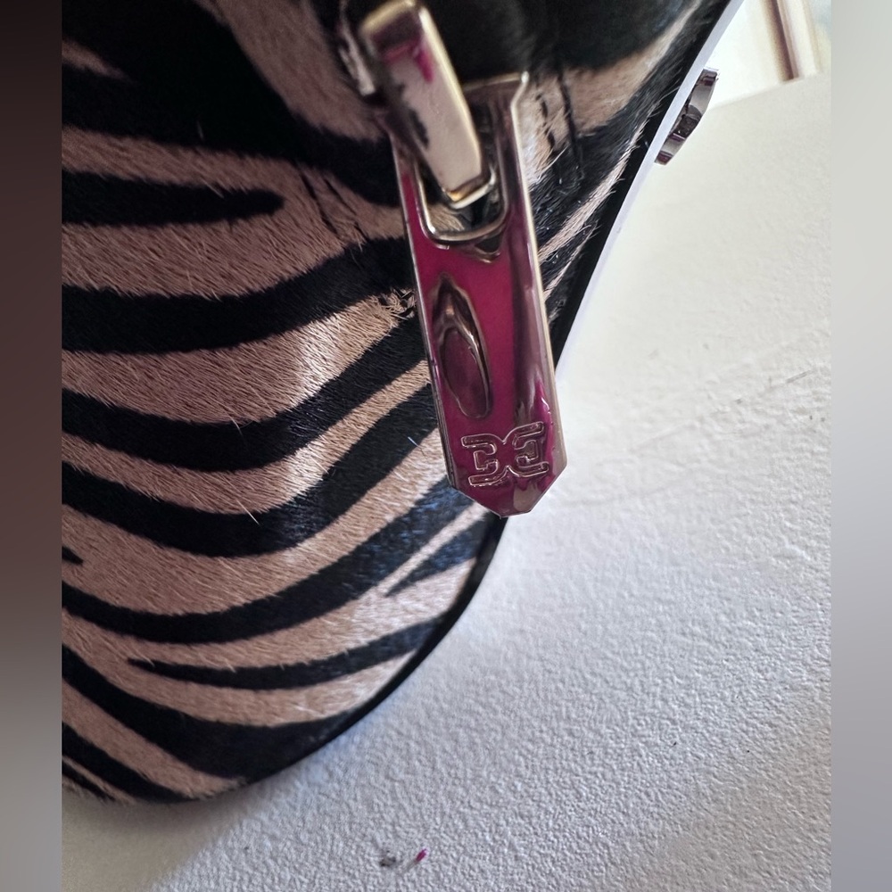 Sam Edelman Zebra Print Ankle Boots - Picture 6 of 10
